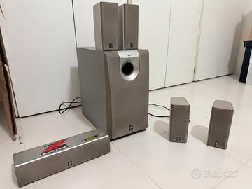 Impianto stereo home theatre 5.1 yamaha con apli.