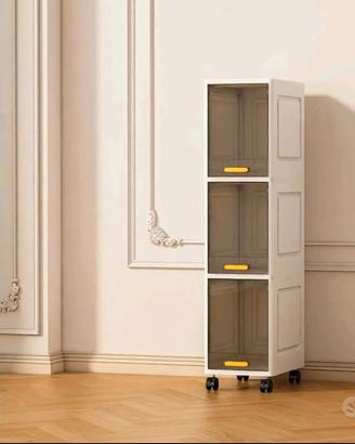 Mobiletto Salvaspazio Slim GOSOLARA – 3 Ripiani co