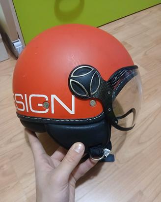 casco moto jet momo design