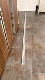 Binario bianco tende scorrevoli 360 cm