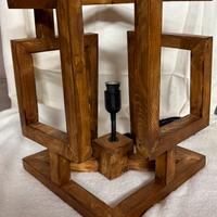 Lampada in legno