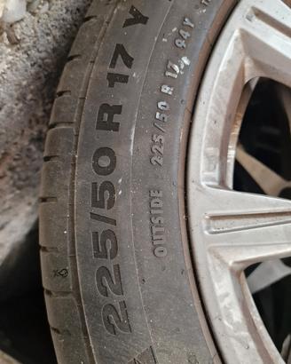 225/50/17 Y Cerchi Audi Originali