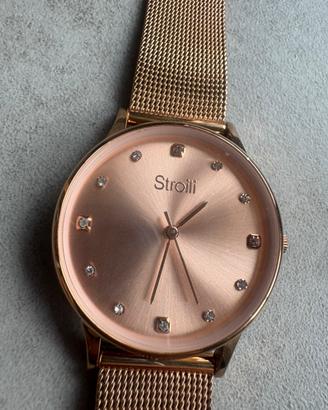 Orologio stroili quarzo rosa