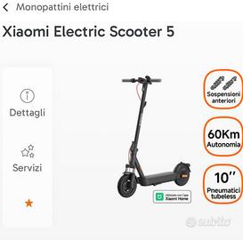 Monopattino xiaomi electric scooter 5