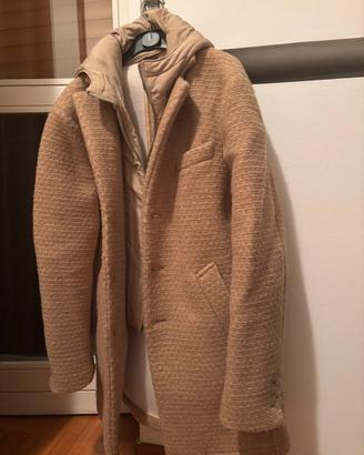 Cappotto uomo lana con cappuccio nuovo