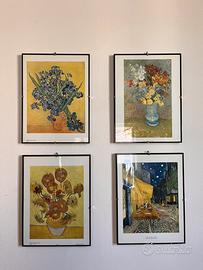 Set stampe Van Gogh con cornice