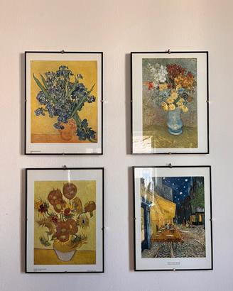 Set stampe Van Gogh con cornice