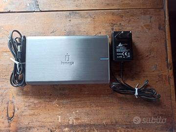 Box esterno Iomega per hard disk con alimentatore