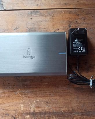 Box esterno Iomega per hard disk con alimentatore