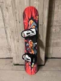 Snowboard Bambino 130cm completo di Attacchi