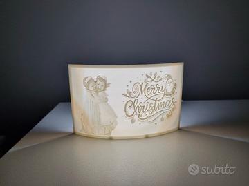 Lampada LED natale stampa 3d personalizza