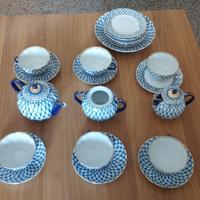 Servizio tè Fabbrica Imperiale Russa di Lomonosov