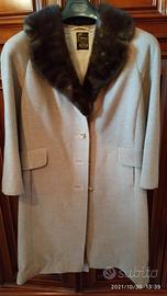 Cappotto donna cashmere e visone