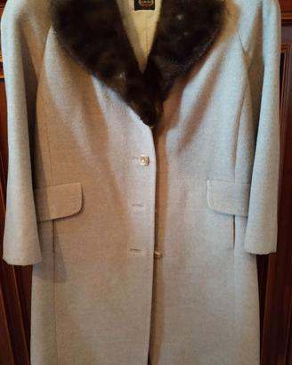 Cappotto donna cashmere e visone
