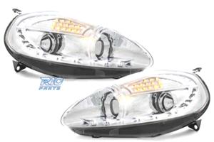 FARI FIAT GRANDE PUNTO 05-08 LUCE DIURNA FONDO CRO