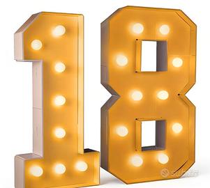 Numero 18 led