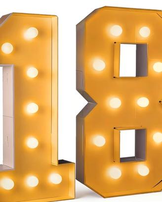 Numero 18 led