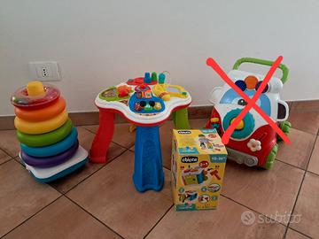 Giochi marchio Chicco e Fisher Price