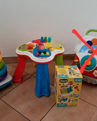 Giochi marchio Chicco e Fisher Price