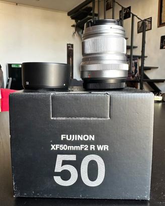 Fujifilm 50mm f2 R WR Silver + filtro black mist