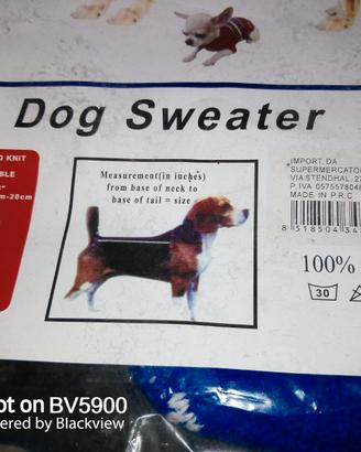 Cappottino per cane