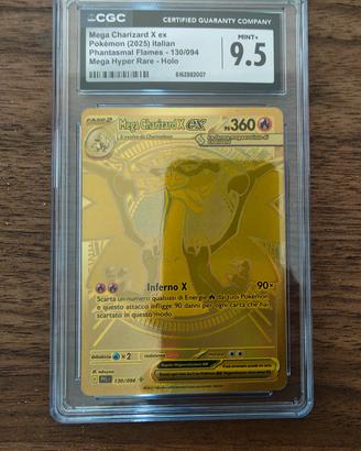 Mega Charizard X ex Gold 130/094 ITA CGC 9.5
