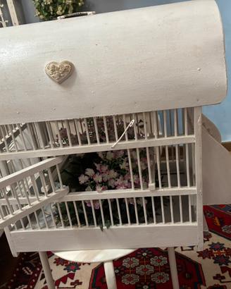Gabbia da arredamento shabby chic