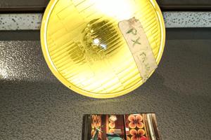 faro fanale accessorio triom giallo vespa piaggio 