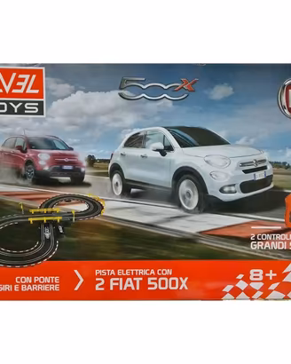 Pista elettrica con 2 Fiat 500X