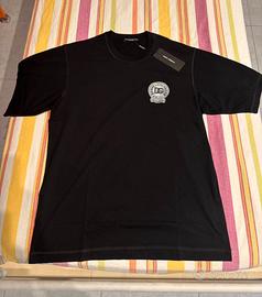 Dolce & Gabbana T-shirt uomo nera taglia 48 (M)