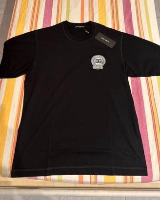 Dolce & Gabbana T-shirt uomo nera taglia 48 (M)