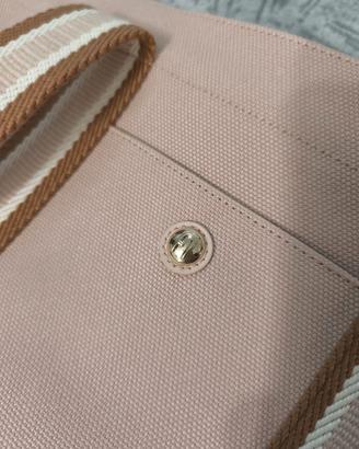 Borsa Shopping Furla Opportunity L in Canvas Rosa