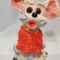 LEDRA PLASTIC CAGNOLINO ANNI 60 DISNEY VINTAGE GOM
