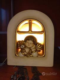 Lampada THUN Dolce Inverno Angelo Ceramica Oro