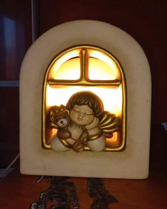 Lampada THUN Dolce Inverno Angelo Ceramica Oro