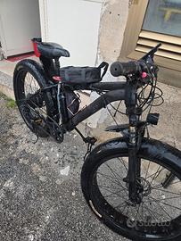 Bicicletta ruote larghe elettrica