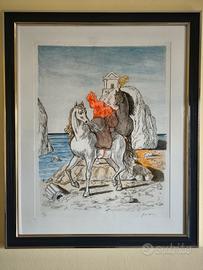 litografia originale de Chirico 