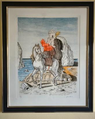 litografia originale de Chirico 