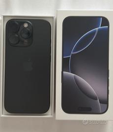iphone 16 pro 256 Giga neri titanio