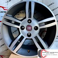 4 CERCHI IN LEGA ORIGINALI R15 FIAT GRANDE PUNTO