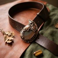 cintura di pelle vintage donna P.A.R.O.S