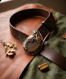 cintura di pelle vintage donna P.A.R.O.S