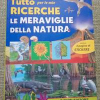 libro tutto per le mie ricerche con stickers 