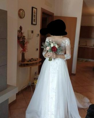 Abito da sposa Nicole su misura