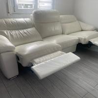 Divano in vera pelle