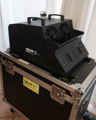 Macchina bolle ripiene di fumo con led