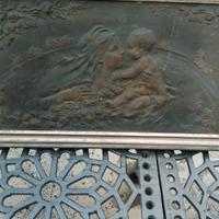 quadro antico dell 800 rilievo su rame...