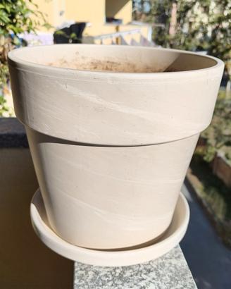 Vaso Calima  in terracotta tortora D24.4 cm
