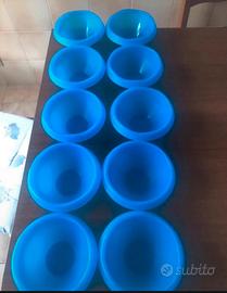 10 ciotole in plastica per alimenti