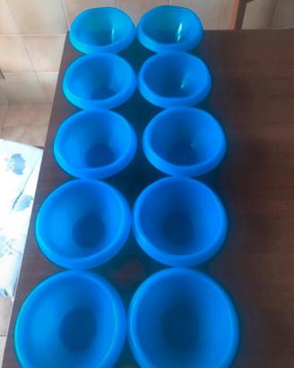 10 ciotole in plastica per alimenti